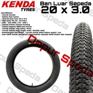 20 x 3.0 bicycle outer tire 20x3.0/ 20x300/ 3 0 3.00 kenda wajik BMX