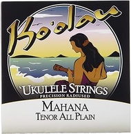KO'OLAU STRINGS MAHANA TENOR PLAIN Ukulele String Set (Clear Nylon)