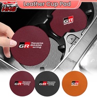 Toyota GR Car Coaster Cup Holder Anti-Slip Rubber Pad Decoration Mat Imprinted Car Logo Water Cup Pa