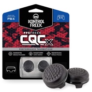 KontrolFreek CQC for Playstation 4 (PS4) and Playstation 5 (PS5) Controller | Performance Thumbsticks | 2 Mid-Rise Concave | Black