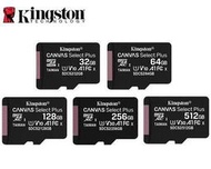 Kingston 金士頓 100MBs 256G 128G 64G 32G micro SD A1 C10 記憶卡  露