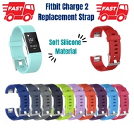 Fitbit Charge 2 Classic Silicone Rubber Smart Watch Replacement Band Strap
