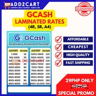 PAYMAYA LAMINATED RATES GCASH / PAYMAYA (FREE Edit of Rates PM US ASAP) LAM