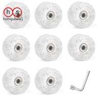 8 Pack 85A Quad Roller Skate Wheels 62 X 33mm with Bearings for Double Row Skating, Quad Skates Acce