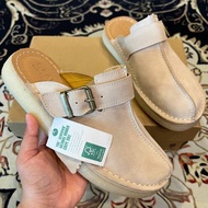 CLARKS SANDAL DESERT TREK  [READY STOCK] Genuine CREAM SUEDE Leather  S1010001 SELIPAR KULIT LELAKI 