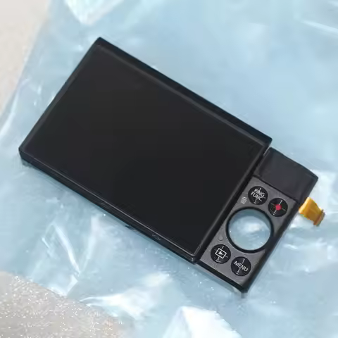New touch LCD screen assembly with LCD hinge and frame replacement for Canon Powershot G7X mark II ;