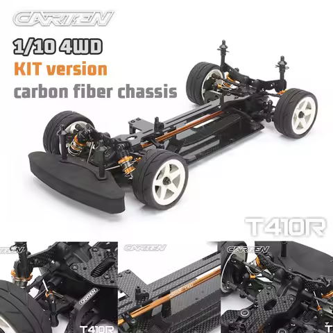 CARTEN 1/10 T410R NHA102 4WD RC Electric Remote Control Model Car Touring Vehicle KIT Adult Children