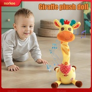 Norkee Led Lights Dancing Giraffe Toy Musical Giraffe Toy with Led Lights Interactive Led Musical Gi