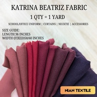 KATRINA PER YARD FABRIC CLOTH BEATRIZ | 35/35.5 INCHES LENGTH & 58/60 INCHES FIXED WIDTH/NIAN Batch2