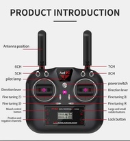 HOTRC 8 Channel RC Transmitter Ht-8A 8Ch 2.4Ghz Remote Control