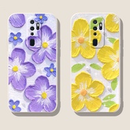 DMY case flower oppo A9 A5 A74 A95 A93 A92 A52 A72 F11 F9 R15 R17 R9S plus Find X2 X3 X5 pro soft silicone cover shockproof