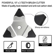 [AU]❀Brush Cutter Blade 3 Teeth Carbon Steel Lawn Mower Accessories Garden Tool