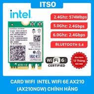 Intel WIFI Card AC7260 AC8260 AC9260 AX200 AX210 M2 slot for laptop - Wifi receiver for computer