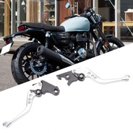 Short Brake Clutch Lever Handlebar Wearproof Anodized 1 Pair for GB350S CB350 RS