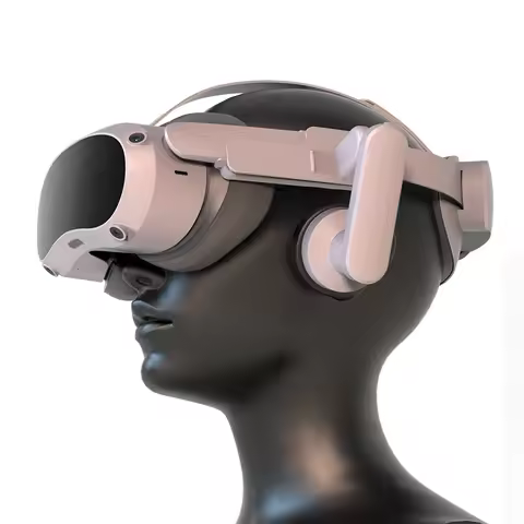 VR Headset Ear Muffs For PICO 4 / PRO Head Strap Earphone Enhanced Sound Adjustable Comfort Earmuffs