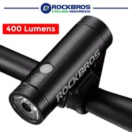 Rockbros R1-400 3-Mode Bike Light - Bike Front Light 400 Lumens