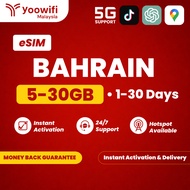 Yoowifi Instant eSIM Bahrain | Total Data 5-30GB