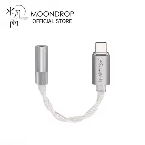 MOONDROP ECHO-A High-Resolution 3.5mm Single-Ended Portable DAC/AMP USB-C Decoder Amplifier