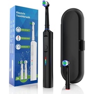 2025 Electric Toothbrush with 3 Cleaning Modes, 2-Minute Smart Timer, USB-C Fast Charging, 2 Brush H