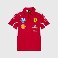 Scuderia Ferrari F1 Puma Official 2025 Team Polo 法拉利一級方程式車隊 2025 有領衫 Charles Leclerc Carlos Sainz