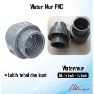 Watermur Watermoor Polos Pvc 1-1/2-3/4 Inch Water Mur / JAYA ORI Watermur pvc ts 1" water mur pvc, w
