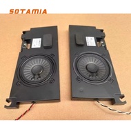 SOTAMIA 2Pcs Two Way Speaker 3 Inch 6 Ohm 10W Bass Ultra-thin Passive Speaker DIY TV Audio Desktop S