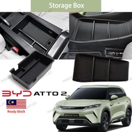 [READY STOCK] BYD Atto 2 Armrest Storage Box Front Tray Center Console for BYD Atto2 Accessories