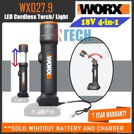WORX WX027.9 / WX0279 LED CORDLESS TORCH/ LIGHT ** SOLO WITHOUT BATTERY AND CHARGER