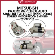 MITSUBISHI PAJERO V6 PETROL AUTO MANUAL GTO 6G72 (1999–2006) STARTER MOTOR RECON 3 MONTH WARRANTY