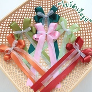 (1 Pack There Are 5 Pieces) Ready-Made Bow Size 4x7 Inches Handmade Ready To Use. Stick The Cake Box