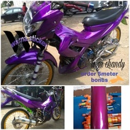 UNGU Candy purple motorcycle Sticker Candy purple motorcycle Sticker Candy purple motorcycle Sticker