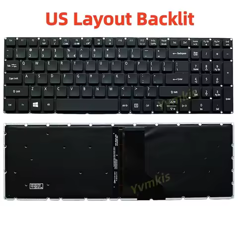 R5-571 Keyboard For Acer Aspire R5-571 R5-571T R5-571TG US Layout Backlit