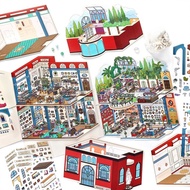 Infeel.Me2.5D Landscaping Stickers Today's Business Thirty-Thirty-Thirty-Thirty-Bullet Notebook Deco