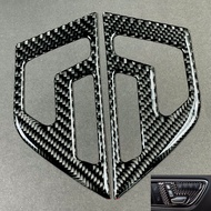 Bright 3D Real Carbon Fiber Card Dream Seat Memory Button Patch 08-15 W204 C300 C250 C63