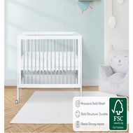 Comfy Baby Ciak Baby Cot *Bundle Set with Air Feel Memory Purotex Cooling Mattress + Mosquito Net* S