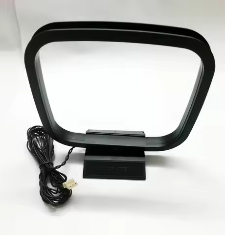 FM AM Loop Antenna for Receiver with 3-Pin Mini Plug Connector for Sony Sharp Chaine Stereo AV Recei
