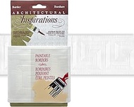 1 Roll of Concord Wallcoverings Paintable Wallpaper Border Textured Vintage Architectural Geometric 