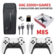 M M8S TV Game Console Two-Player Battle Wireless Handle 4K HD M8 Home Game Console Parent-Child