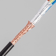 RVVP 3*0.2Core National Standard Oxygen-Free Copper Core Double Shielded Wire3Core0.3Square signal c