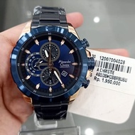 Alexandre Christie Original AC6508 Jam Tangan Pria Stainless Black Rose Blue