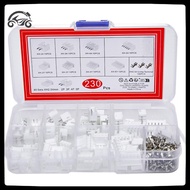 [8C11] 230Pcs XH2.54 PH2.0 2p 3p 4p 5 Pin 2.54mm 2.0mm Pitch Terminal Kit JST Connector Wire Connect