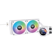 Thermaltake 曜越 TH240 V2 Ultra EX ARGB主板連動一體式水冷散熱器(白)