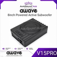 Awave V15PRO 8" Mini Slim Powered Active Subwoofer