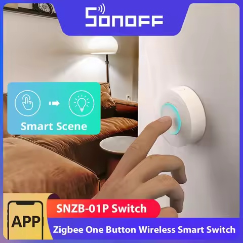 SONOFF SNZB-01P Zigbee Smart Wireless Switch Smart Scene via eWeLink Two-Way Control with TX Ultimat
