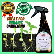 Tita Flora's 100% ORGANIC NEEM OIL, 500ml READY to USE neem oil spray for plants, For Organic garden