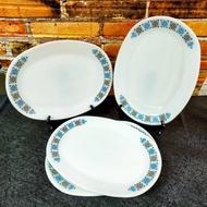 Vintage JAJ Pyrex Chelsea Oval Steak Platter