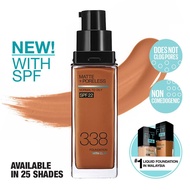 MAYBELLINE Fit Me Matte Liq Foundation SPF 338 Spicy Brown