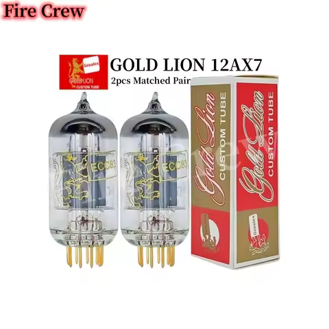 Fire Crew Genalex Gold Lion 12AX7 ECC83 B759 Vacuum Tube Upgrade ECC803 5751 7025 6N4 HIFI Audio Val