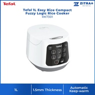 Tefal 1L / 1.8L Easy Rice Compact Fuzzy Logic Rice Cooker RK7301| AI Smart Cooking Technology | Opti