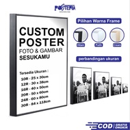 Custom Poster Frame Print Photo Image Size 10R 12R 16R 20R 24R 30R - POSTERIA